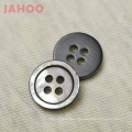 Custom Round 18L Fashion Shirt Sewing Four Holes Nature Pearl Shell Button For Garments